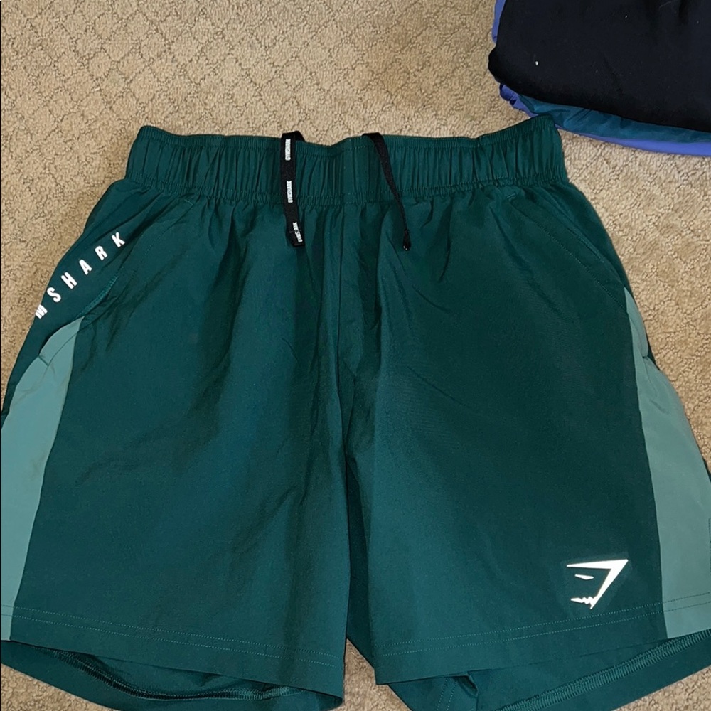 Men’s green Gymshark shorts